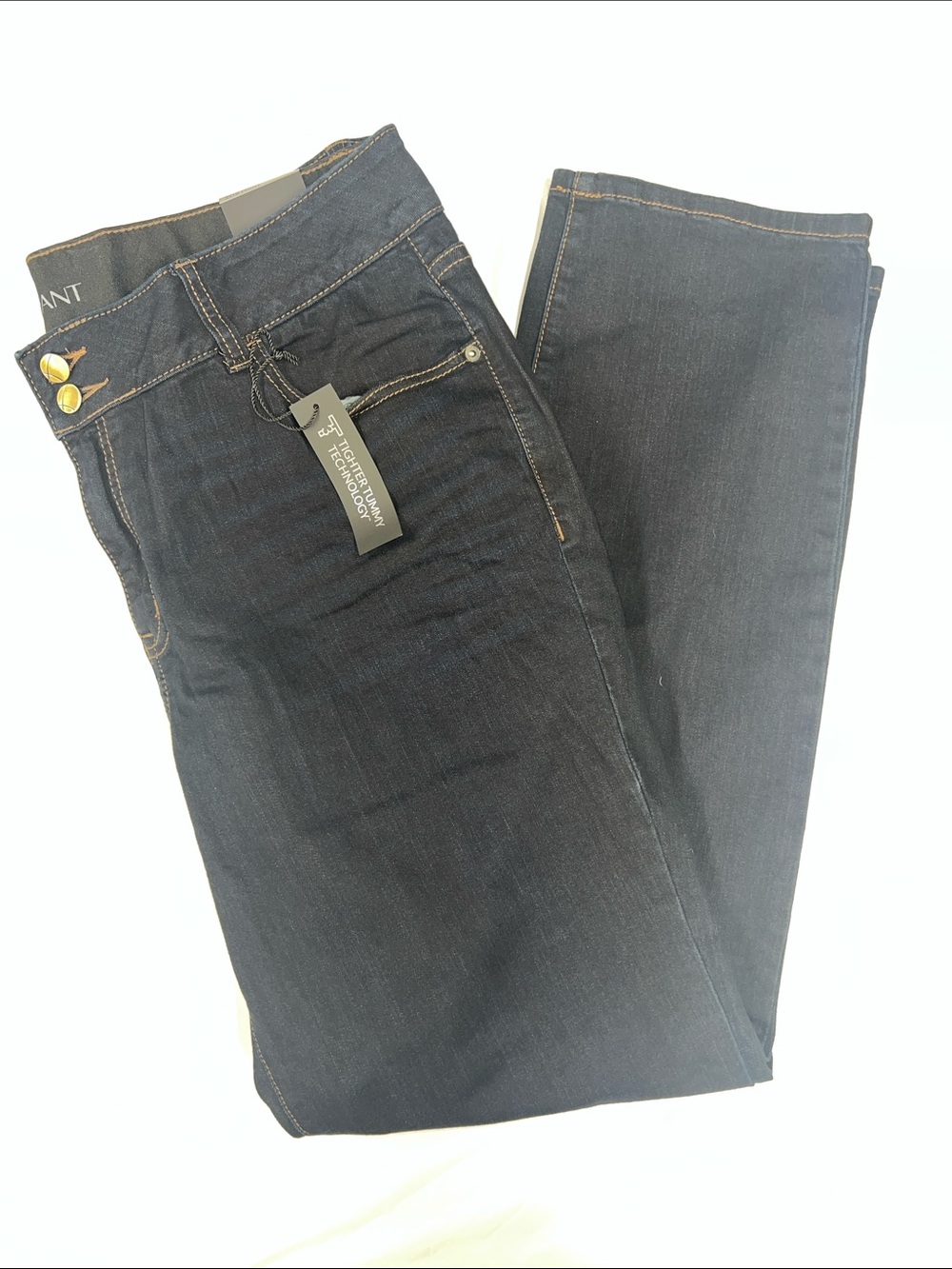 NWT Lane Bryant Tighten Tummy Technology High Rise Straight Jeans Plus Size 20R